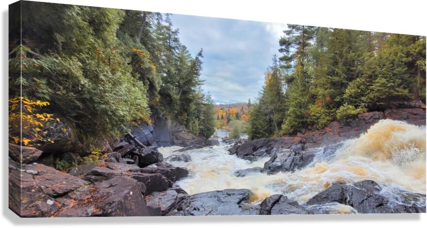 Algonquin Ragged Falls Canvas Print