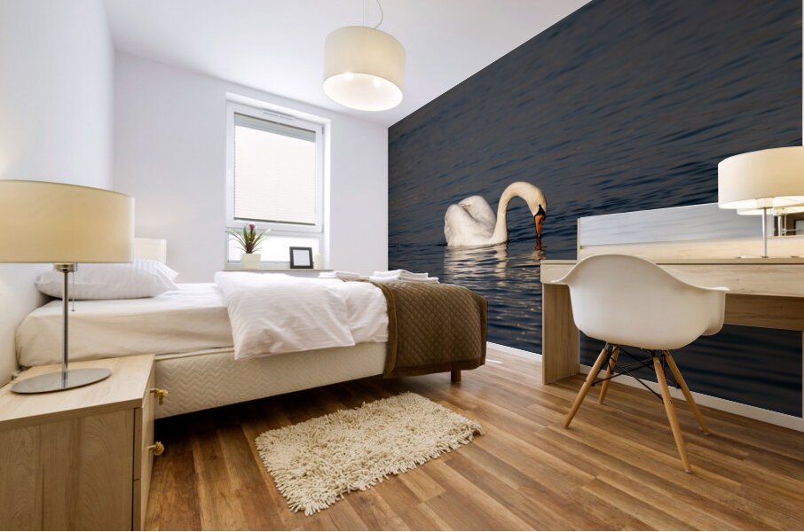 Toronto Lakefront Swan Mural print