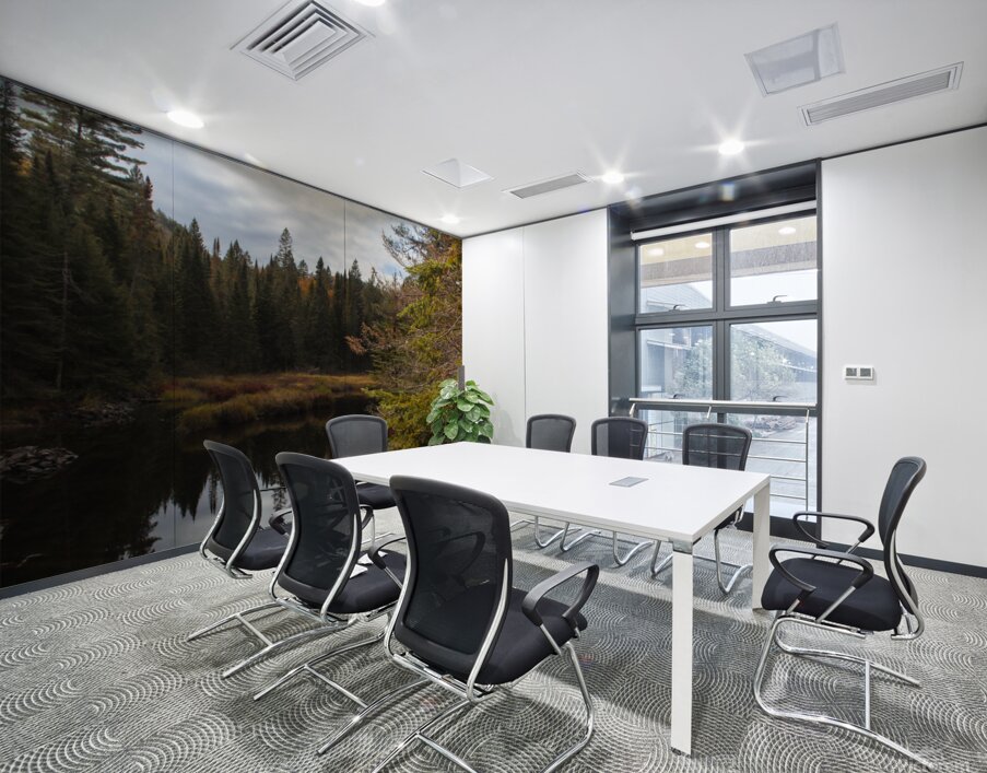 Algonquin Track and Tower Wall Printing