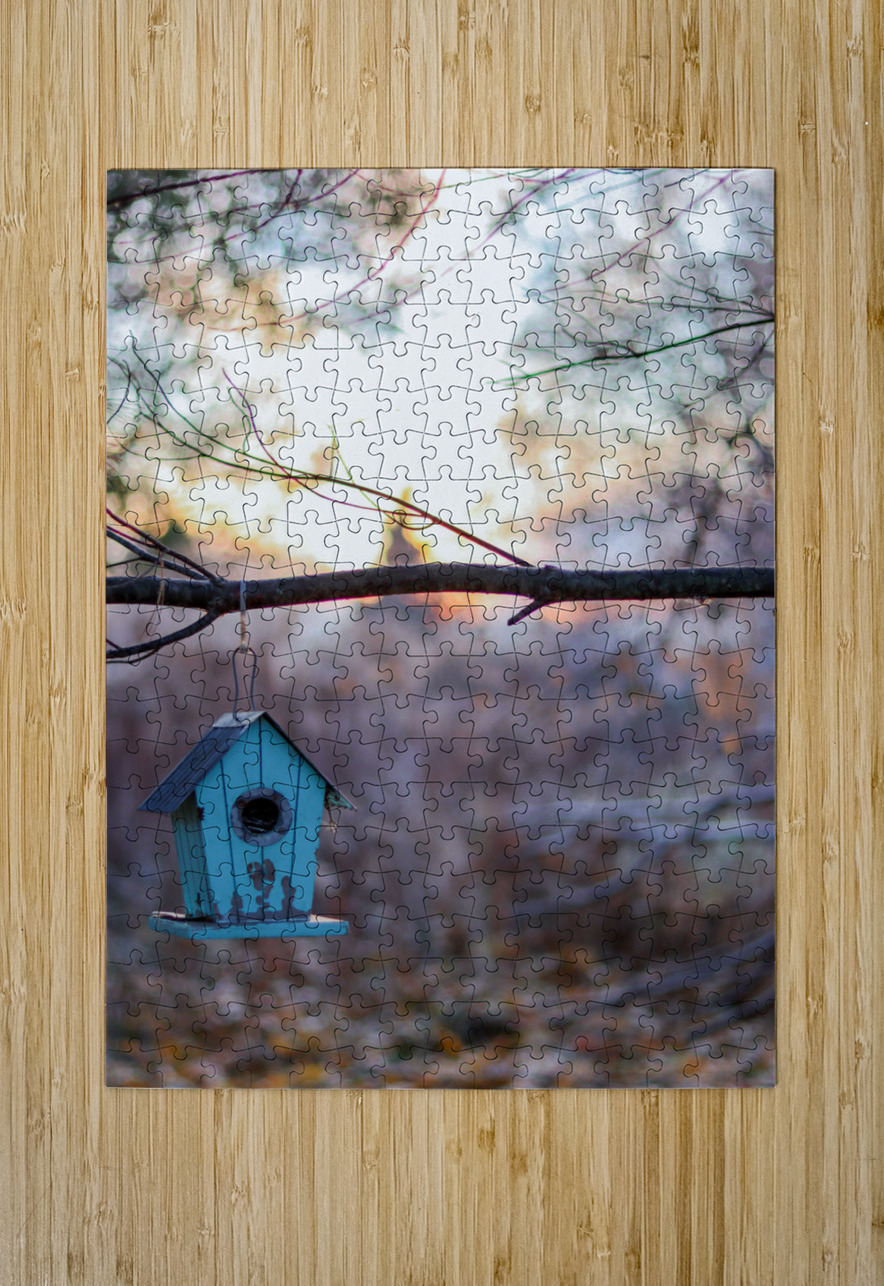 McLaughlin Bay Wildlife Reserve   birdhouse Roy Hicks Photography Puzzle printing
