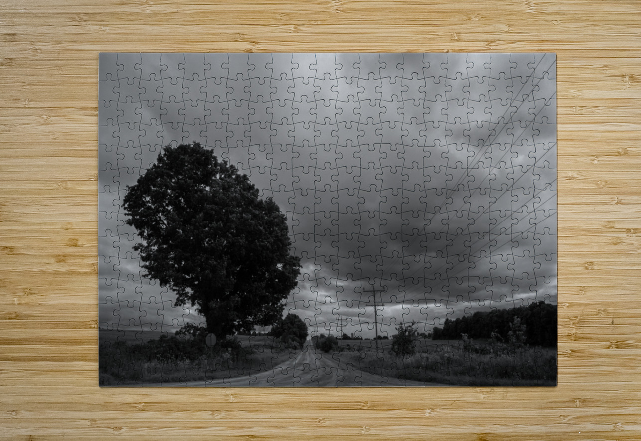 Ominous Road Roy Hicks Photography Puzzle printing