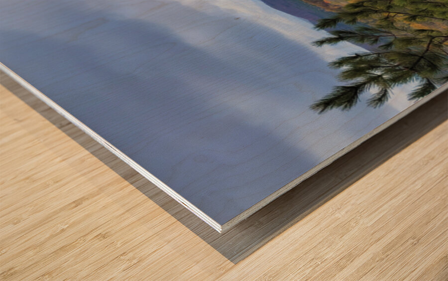 Algonquin Lookout Trail Wood print